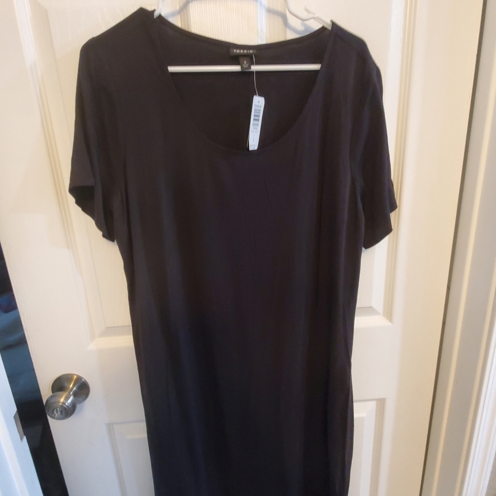 NWT Torrid black t-shirt dress